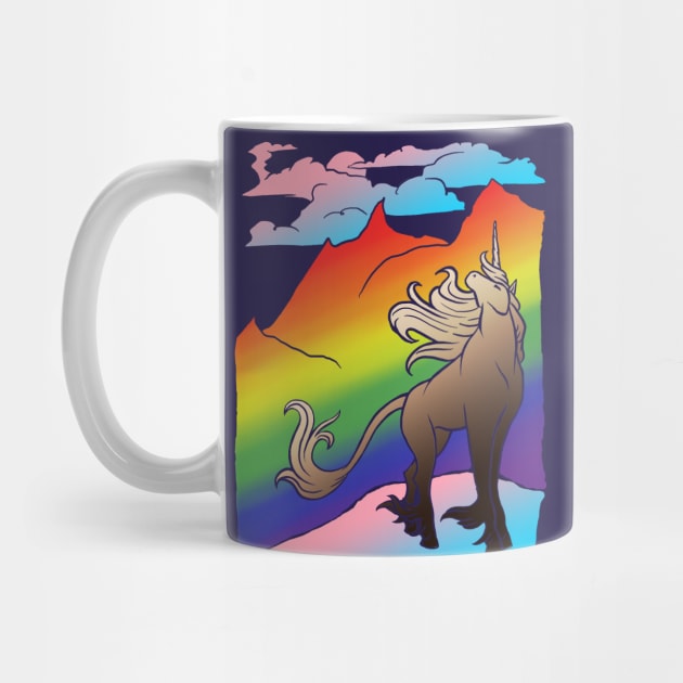 Pride Mountain Unicorn by Bardic Cat